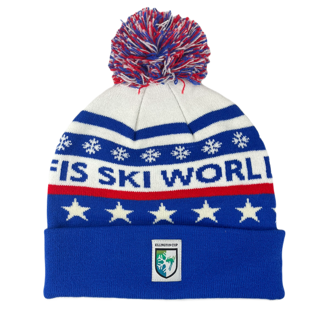 Killington World Cup Jaquard Beanie-Red/White/Blue-Killington Sports