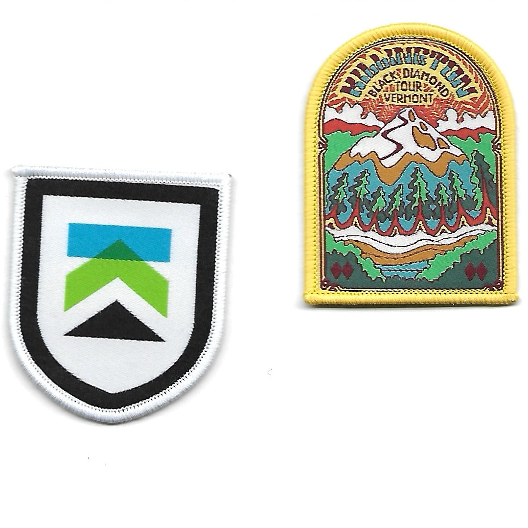 Killington Woven Patchs - 2 Pack-Black Diamond Tour-Killington Sports