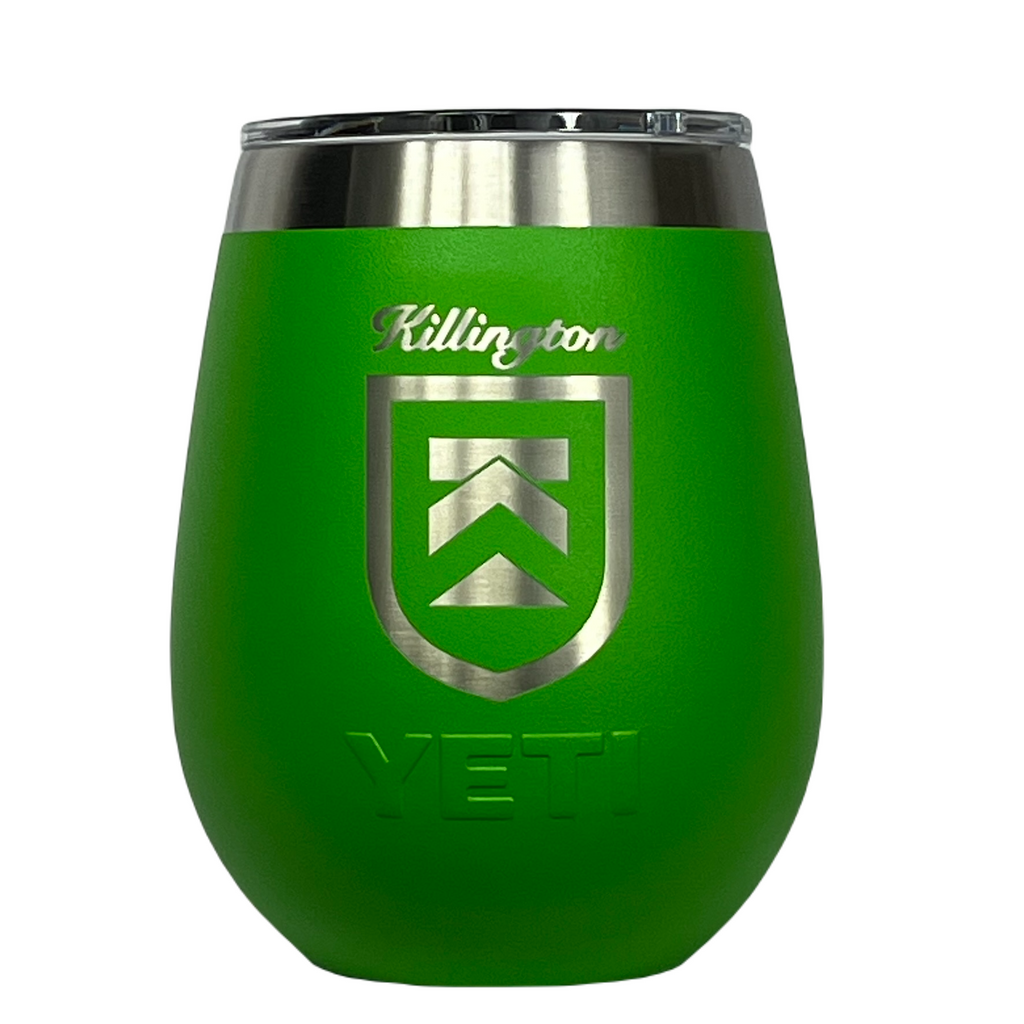 Killington Yeti Rambler® 10 oz Wine Tumbler W/ Magslider Lid-Canopy Green-Killington Sports