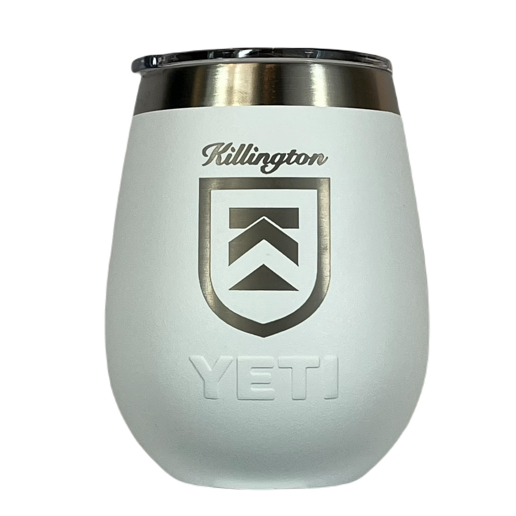 Killington Yeti Rambler® 10 oz Wine Tumbler W/ Magslider Lid-White-Killington Sports