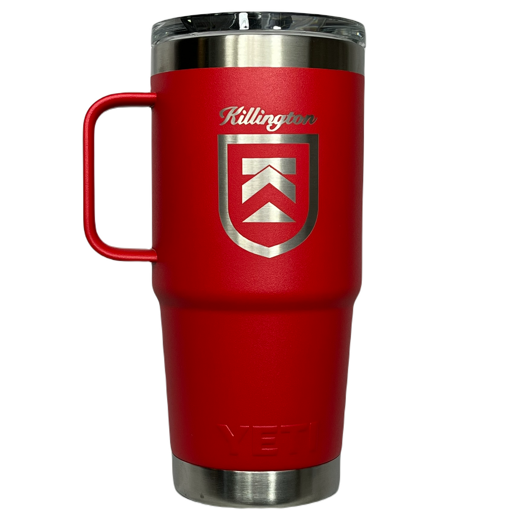 Killington Yeti Rambler® 20oz Travel Mug-Rescue Red-Killington Sports