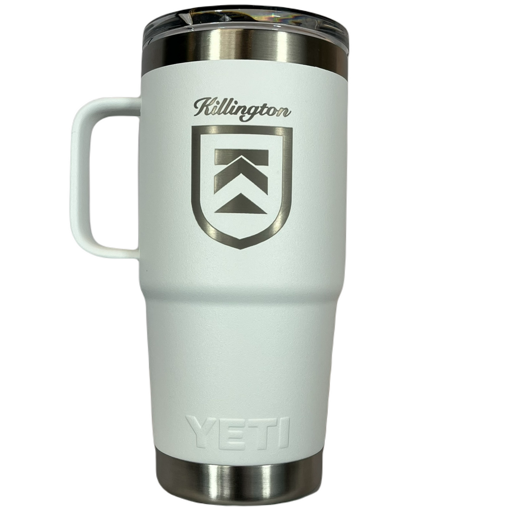 Killington Yeti Rambler® 20oz Travel Mug-White-Killington Sports