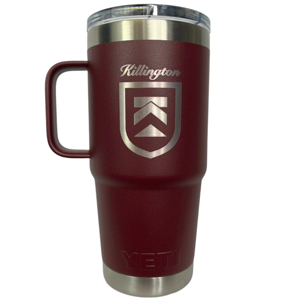 Killington Yeti Rambler® 20oz Travel Mug-Wild Vine Red-Killington Sports