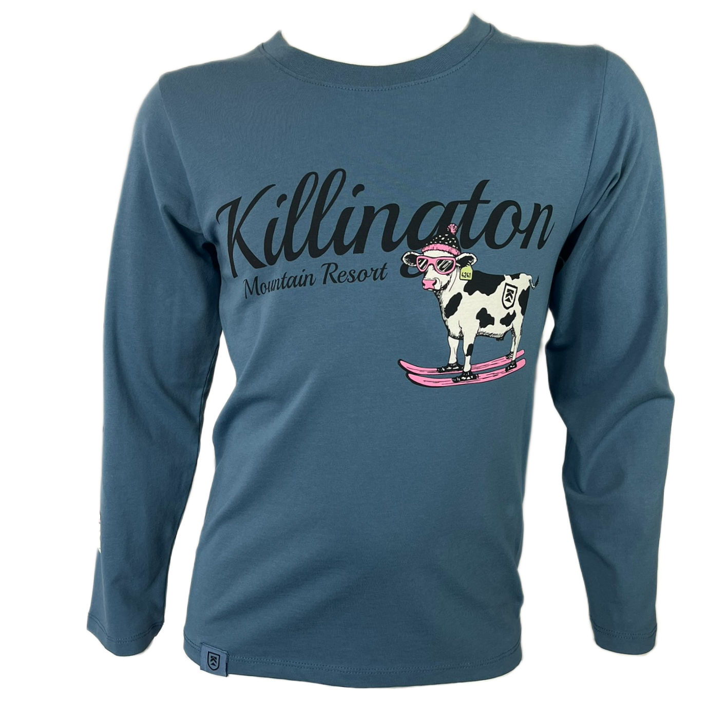 Killington Youth Cow Quadrant Long Sleeve Tee-Killington Sports