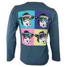 Killington Youth Cow Quadrant Long Sleeve Tee-Killington Sports