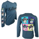 Killington Youth Cow Quadrant Long Sleeve Tee-Blue Mirage-Killington Sports