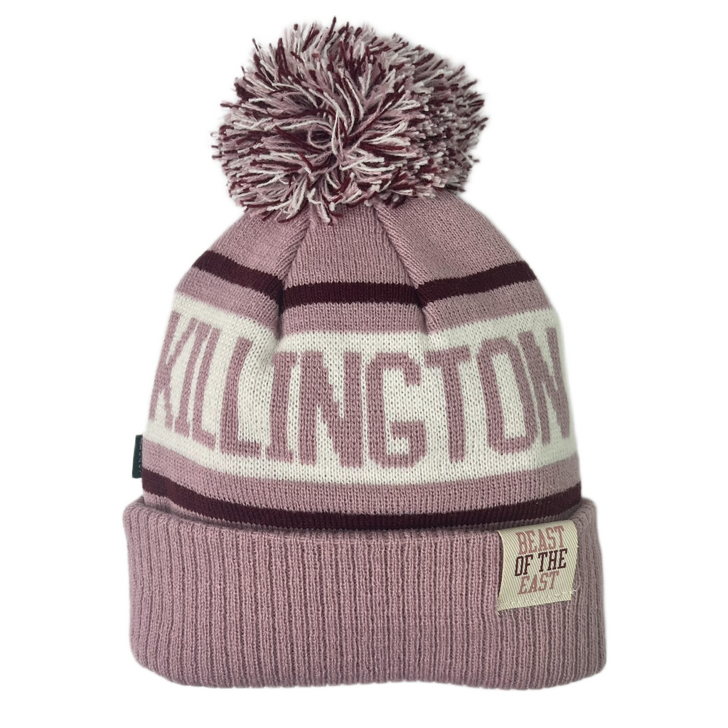 Killington Youth Old School Ribbed Cuff Beanie with Pom-Killington Sports