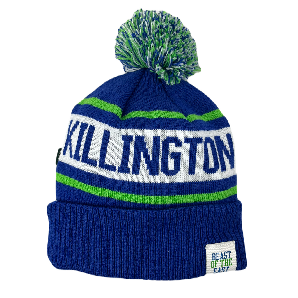 Killington Youth Old School Ribbed Cuff Beanie with Pom-Killington Sports