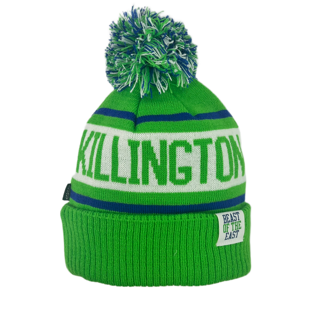 Killington Youth Old School Ribbed Cuff Beanie with Pom-Killington Sports