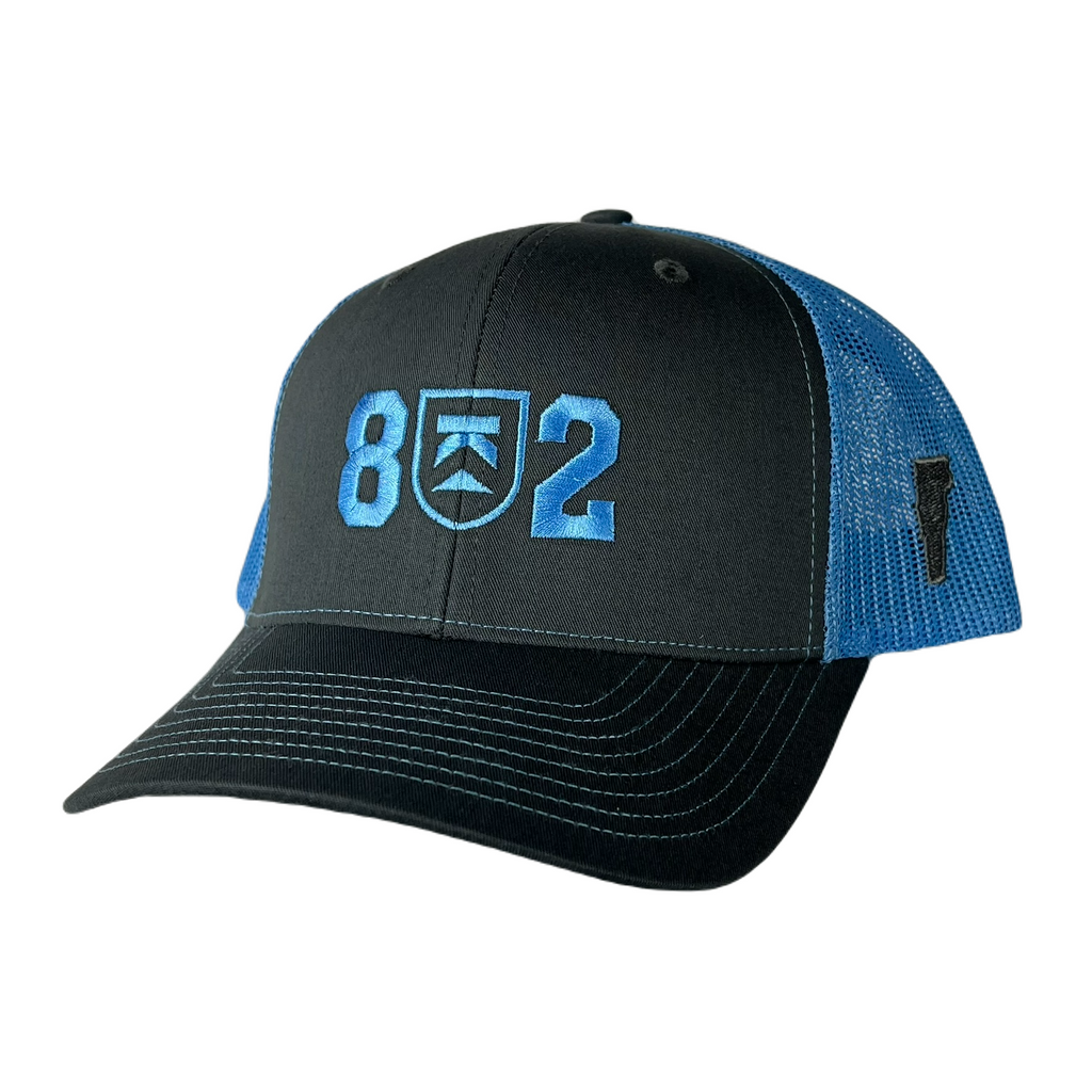 Killintgon 112 '802' Trucker-Charcoal/Columbia Blue-Killington Sports