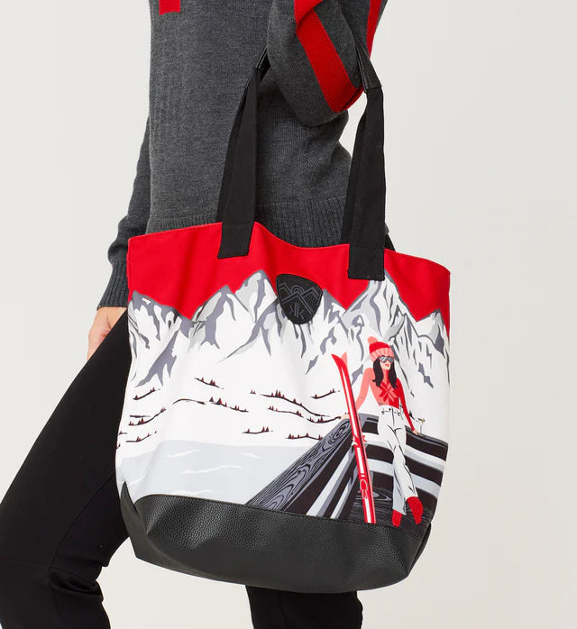 Krimson Klover Illustrated Tote Bag-Apres Anyone Red-Killington Sports