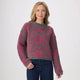 Krimson Klover Women's Elowen Mock Neck Sweater-Heather Silver-Killington Sports