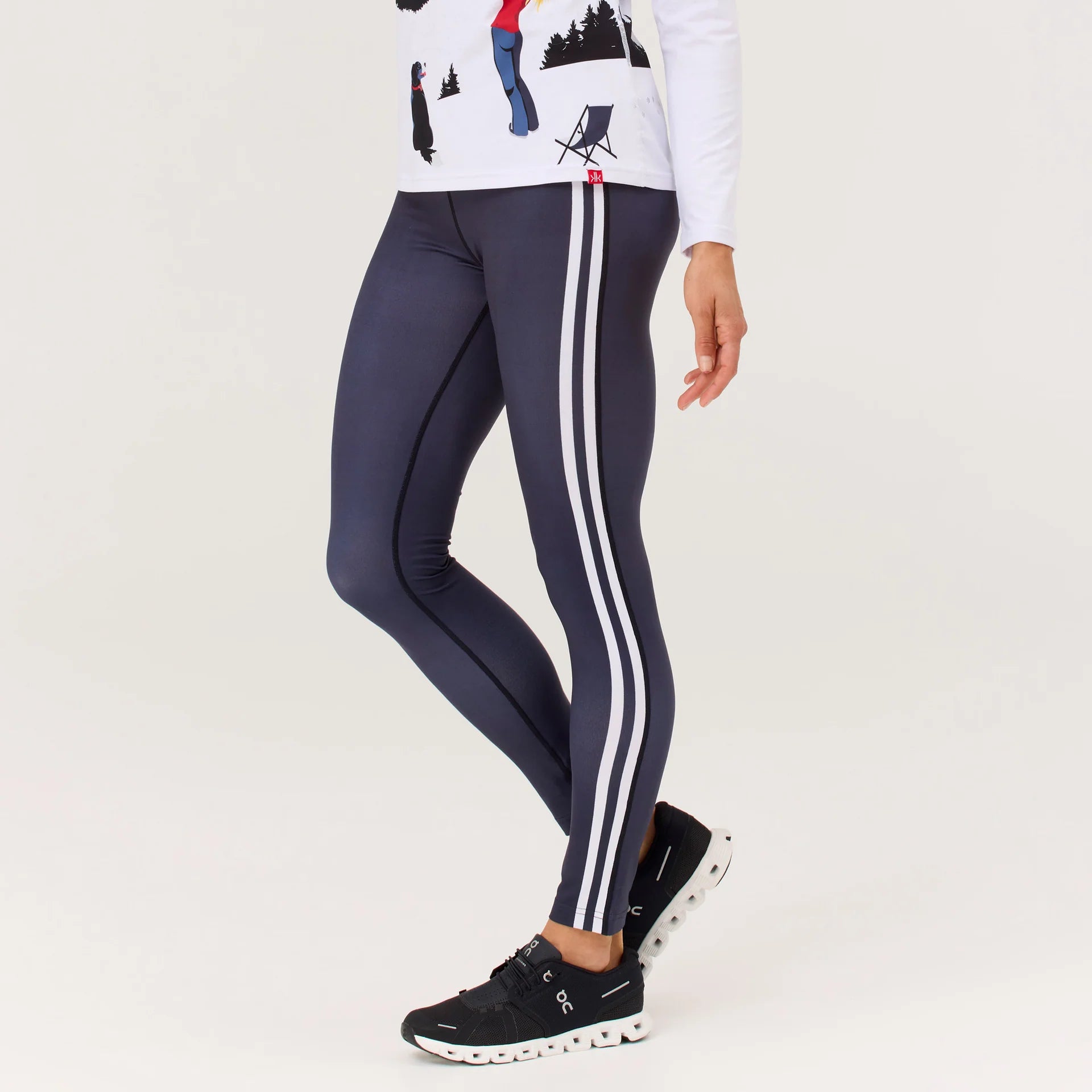Krimson Klover Women's Legging-Navy-Killington Sports