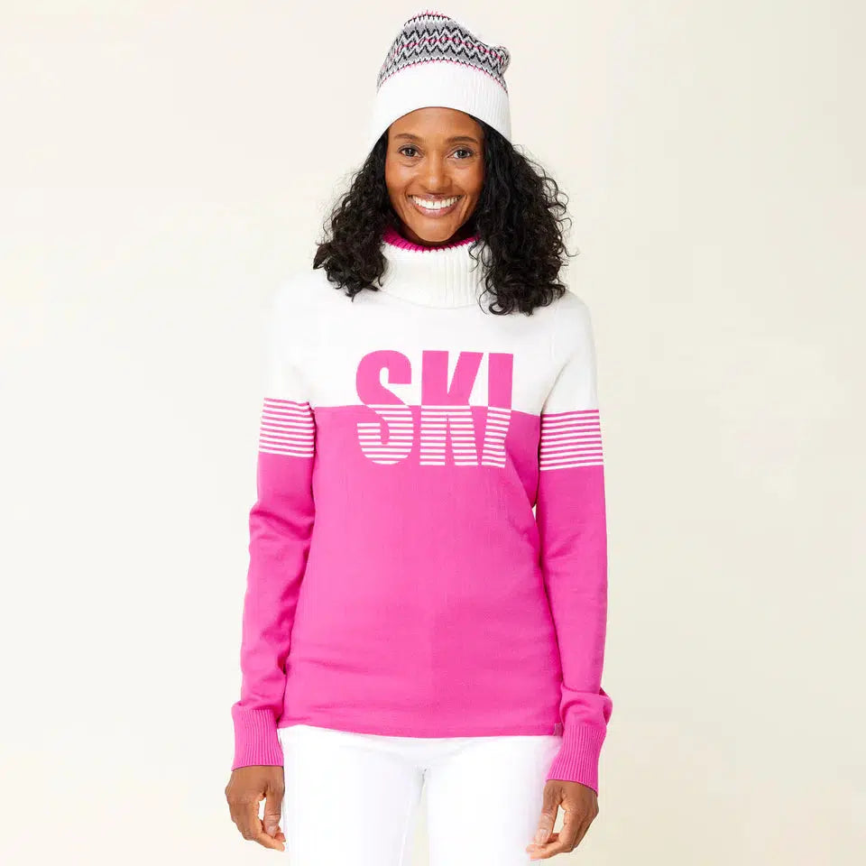 Krimson Klover Women's Slopeside Sweater-Pink-Killington Sports