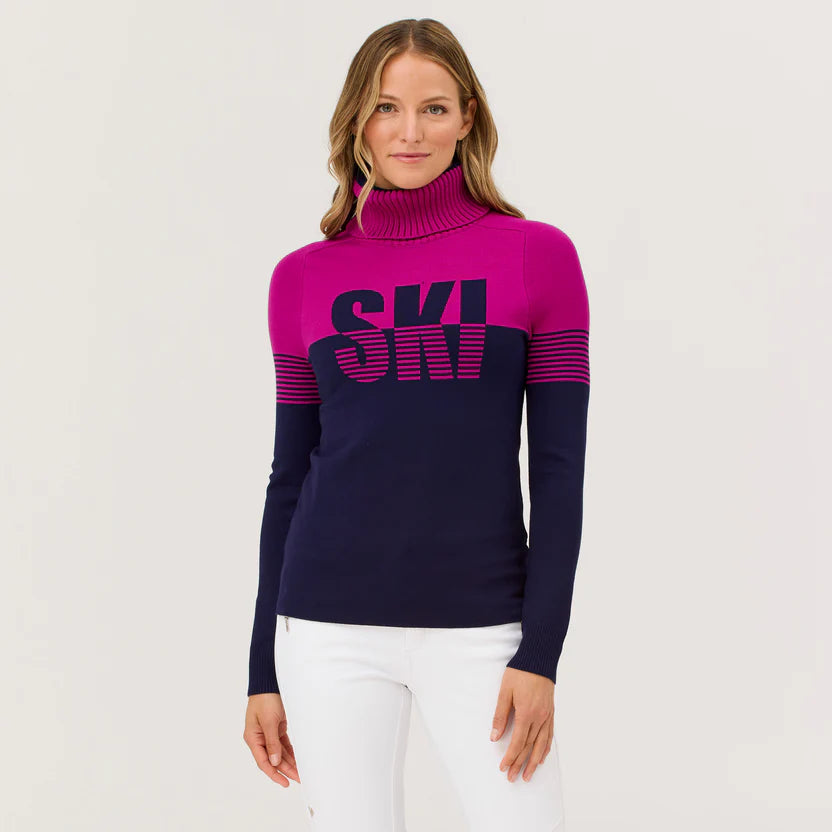 Krimson Klover Women's Slopeside Turtleneck-Navy-Killington Sports
