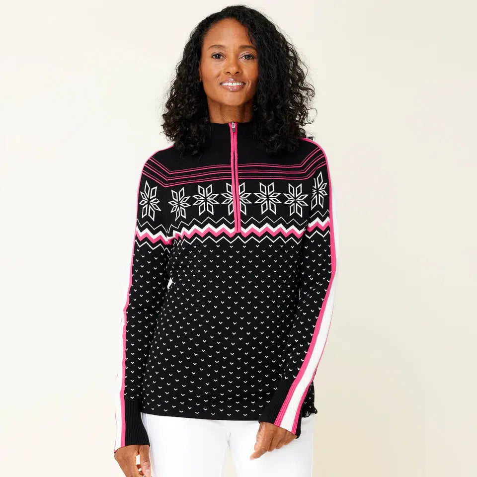 Krimson Klover Women's Snowhut Sweater-Black-Killington Sports