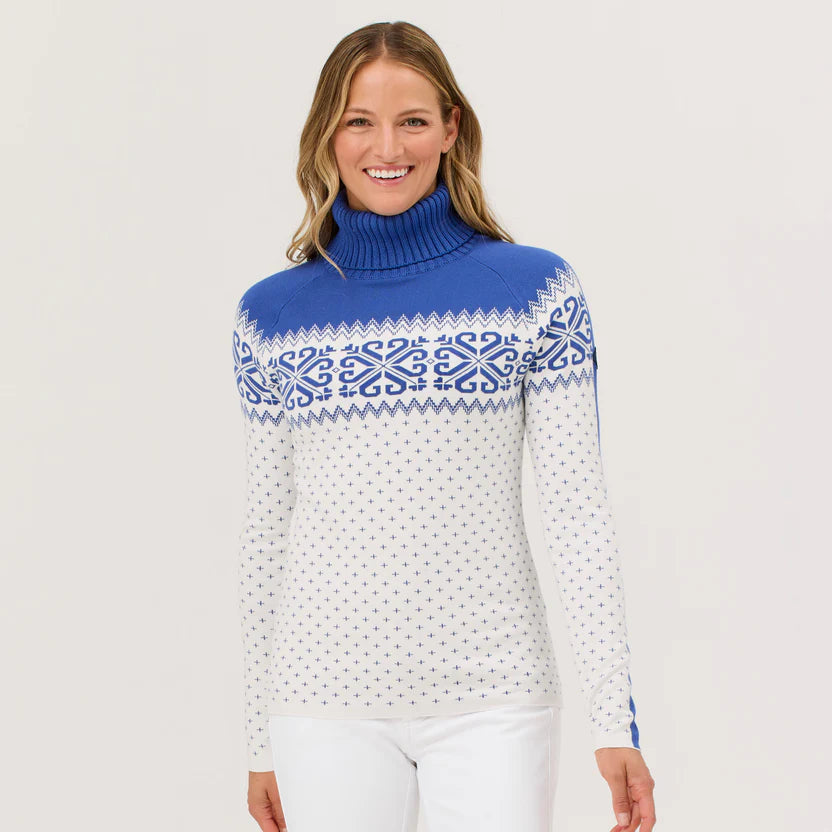 Krimson Klover Women's Sugarbush Turtleneck-Dazzling Blue-Killington Sports