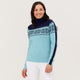 Krimson Klover Women's Sugarbush Turtleneck-Retro Blue-Killington Sports