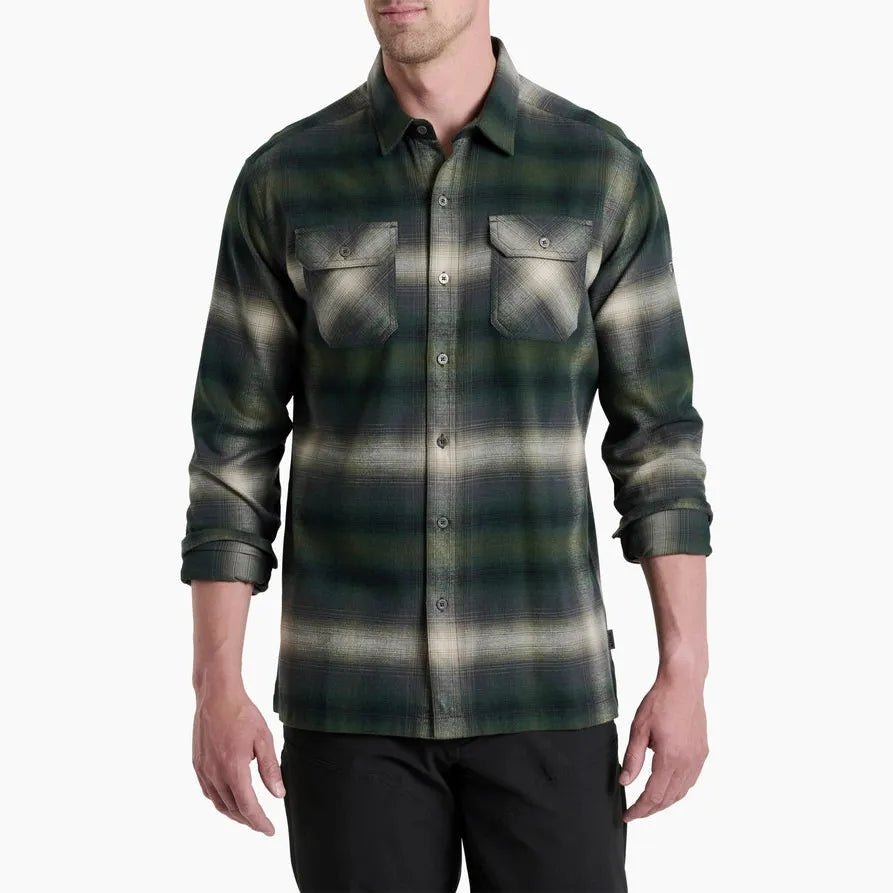 Kuhl Men's Dillingr Flannel LS-Dark Forest-Killington Sports