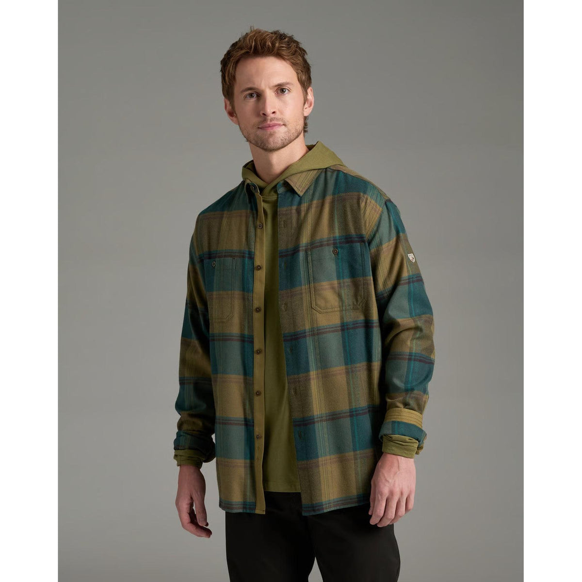 Kuhl Men's Fugitive™ Flannel-Olive Fusion-Killington Sports