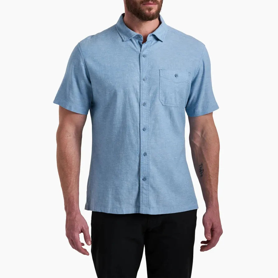 Kuhl Men's Getaway Shirt-BLUE CHALK-Killington Sports