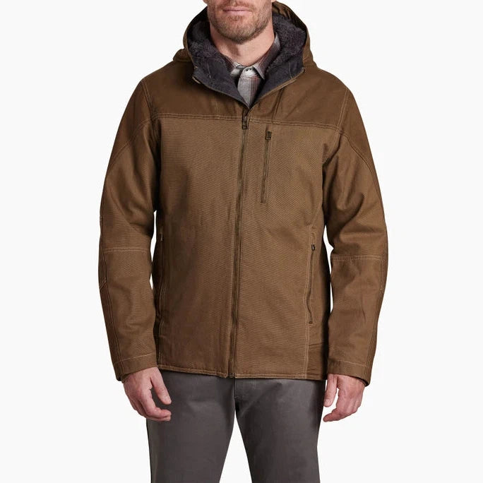 Kuhl Men's The Law Fleece Lined Hoody-Dark Khaki-Killington Sports