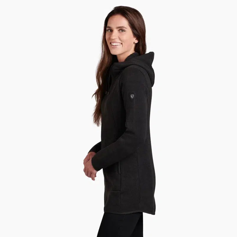 Kuhl Ascendyr Womens XL Full Zip Wildwood Grey Teal Jacket Hooded