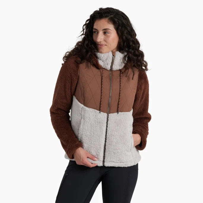 Kuhl Women's Prima Flight Hoody-Mocha-Killington Sports