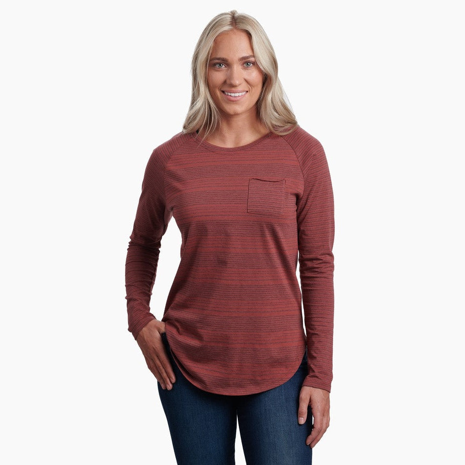 Kuhl Women's Rae Stripe Long Sleeve Shirt : Killington Sports