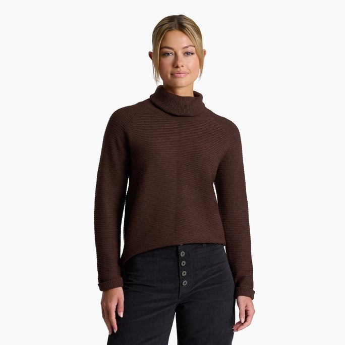 Kuhl Women's Solace Sweater-Coffee-Killington Sports