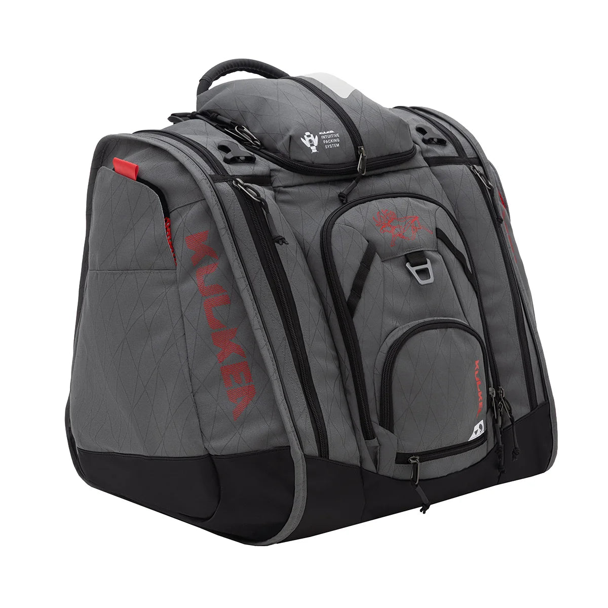 Kulkea Boot Trekker® Boot Bag-Diamond Grey/Black/Red-Killington Sports