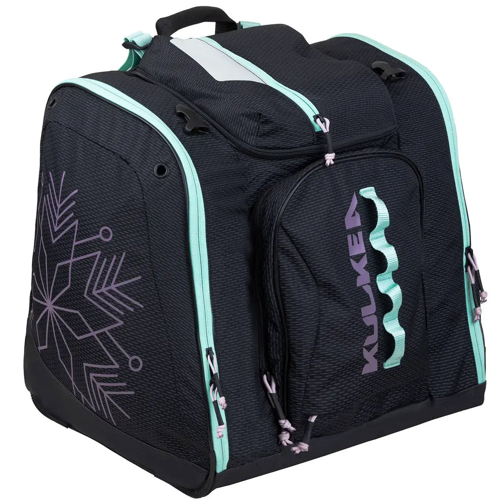Kulkea Powder Trekker Ski Boot Bag-Black/Teal/Orchid-Killington Sports
