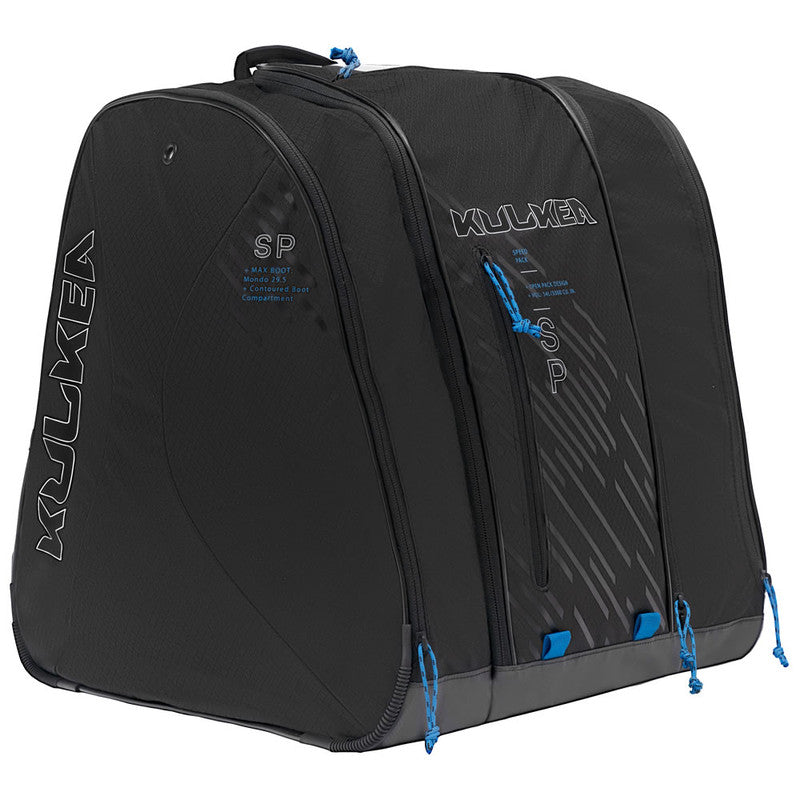 Kulkea Speed Pack Boot Bag (54L)-Eco Black/Blue-Killington Sports
