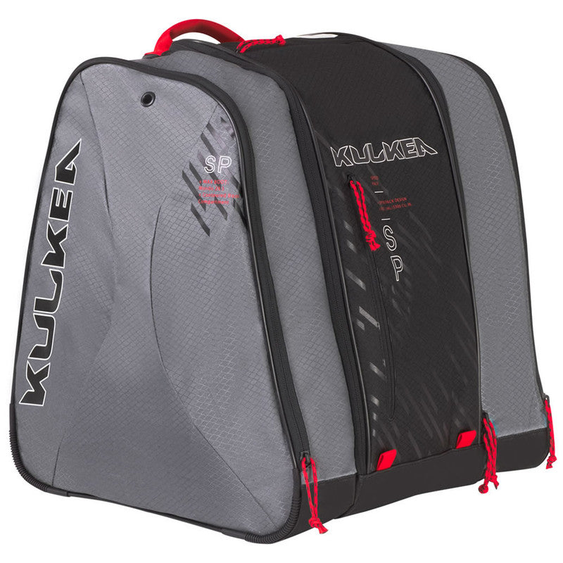 Kulkea Speed Pack Boot Bag (54L)-Grey/Black/Red-Killington Sports