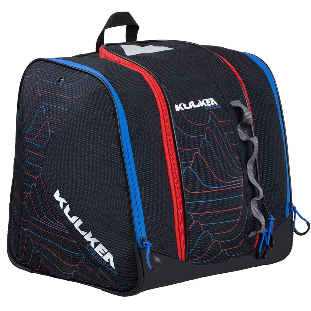 Kulkea Speed Star Kid's Boot Bag (35L)-Meteor Black/Vapor Blue/Mars Red-Killington Sports