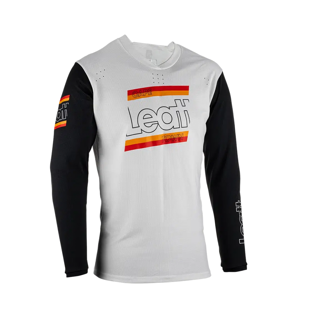 Leatt Men's Long Sleeve Jersey MTB Enduro 4.0-White-Killington Sports