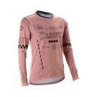 Leatt Women's Jersey MTB Gravity 3.0 - Long Sleeve-Dusty Pink-Killington Sports