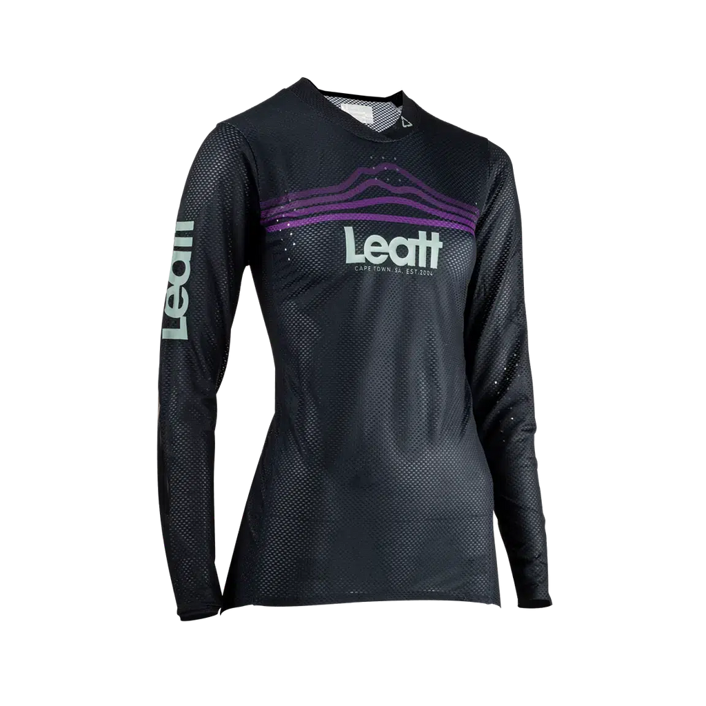 Leatt Women's Long Sleeve Jersey MTB Gravity 4.0-Black-Killington Sports