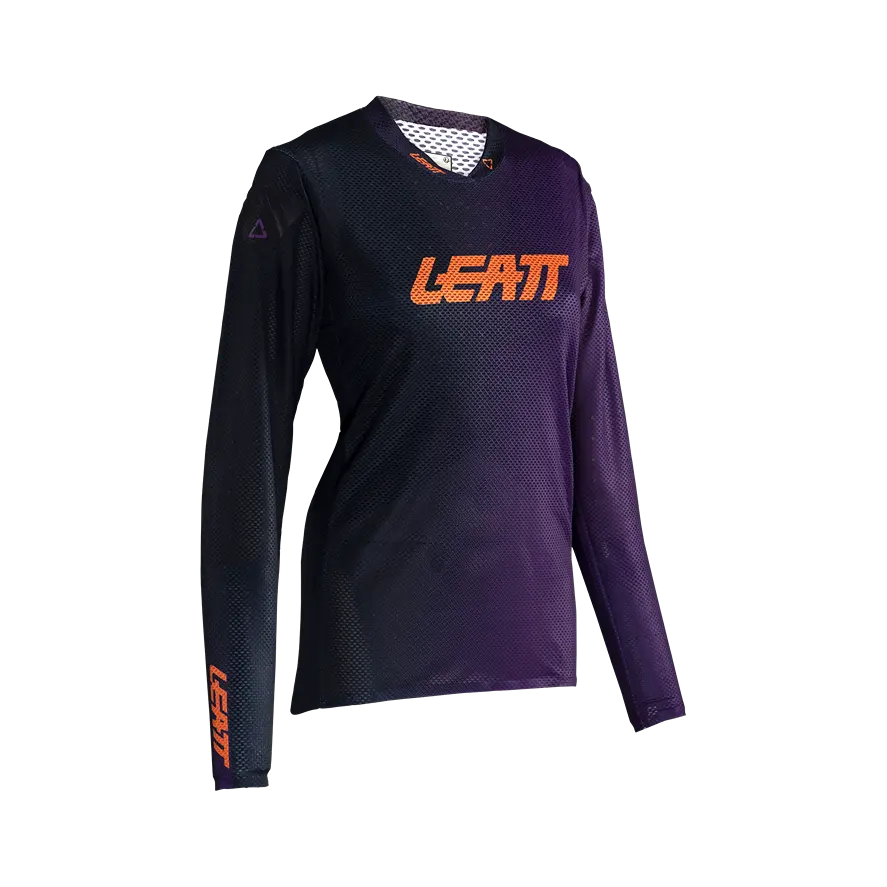 Leatt Women's Longsleeve Jersey MTB Gravity 4.0-Purple-Killington Sports