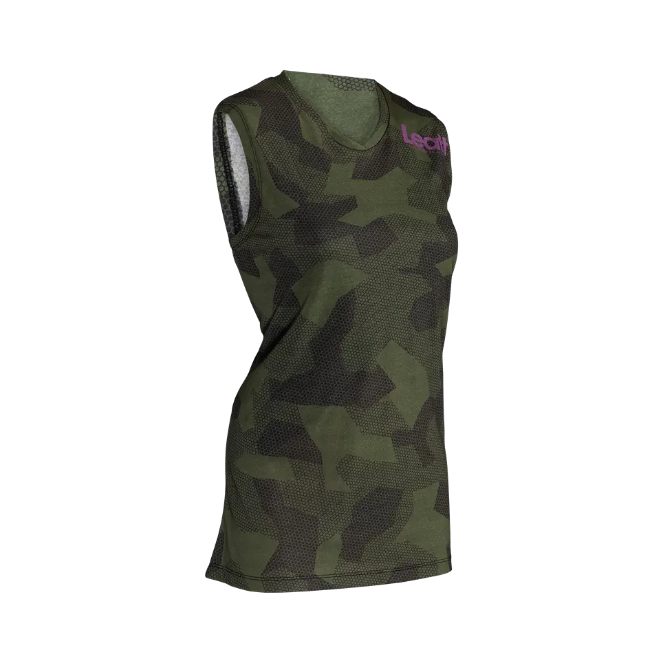 Leatt Women's TankTop MTB AllMtn 2.0-Spinach-Killington Sports