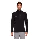 Mammut Men's Aenergy Light ML Half Zip Pull-Black-Killington Sports