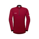 Mammut Men's Aenergy ML Half Zip Pull-Blood Red/Black-Killington Sports
