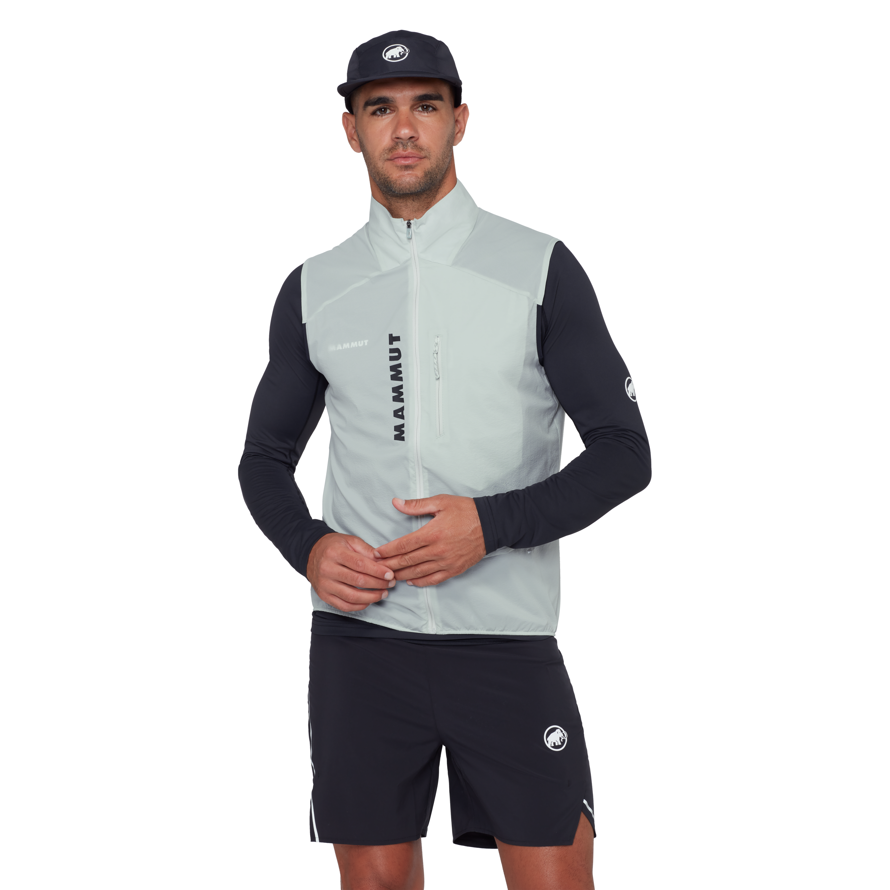 Mammut Men's Aenergy TR WB Hybrid Vest-Silver Sage-Black-Killington Sports