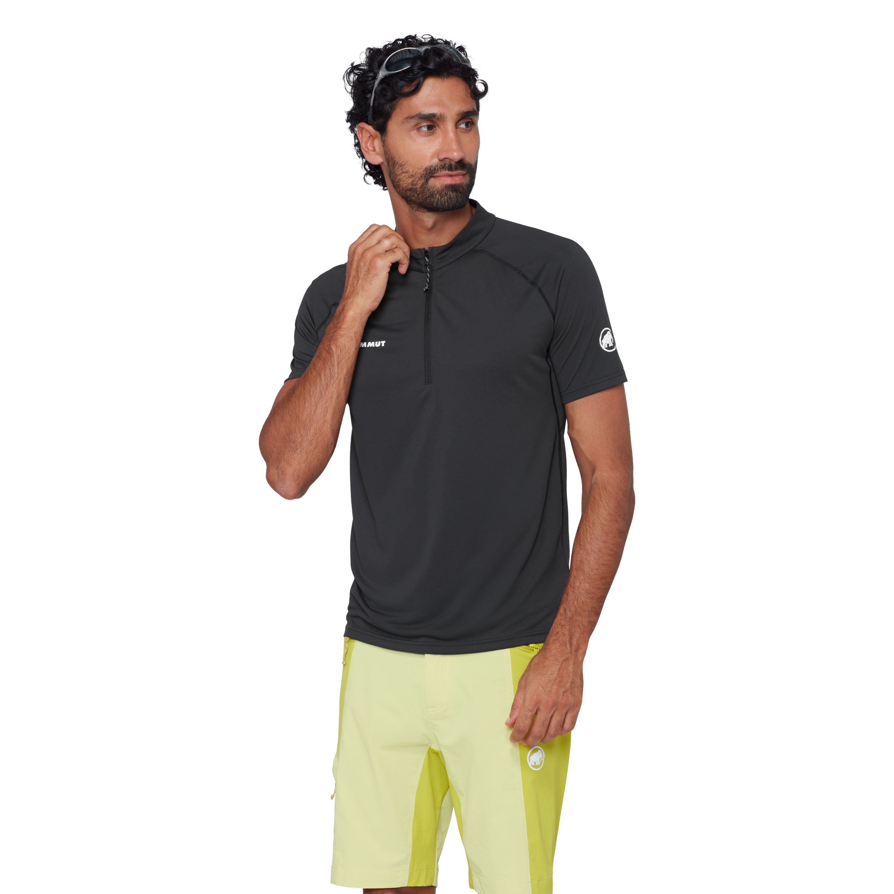 Mammut Men's Ducan FL Half Zip T-Shirt-Black-Killington Sports