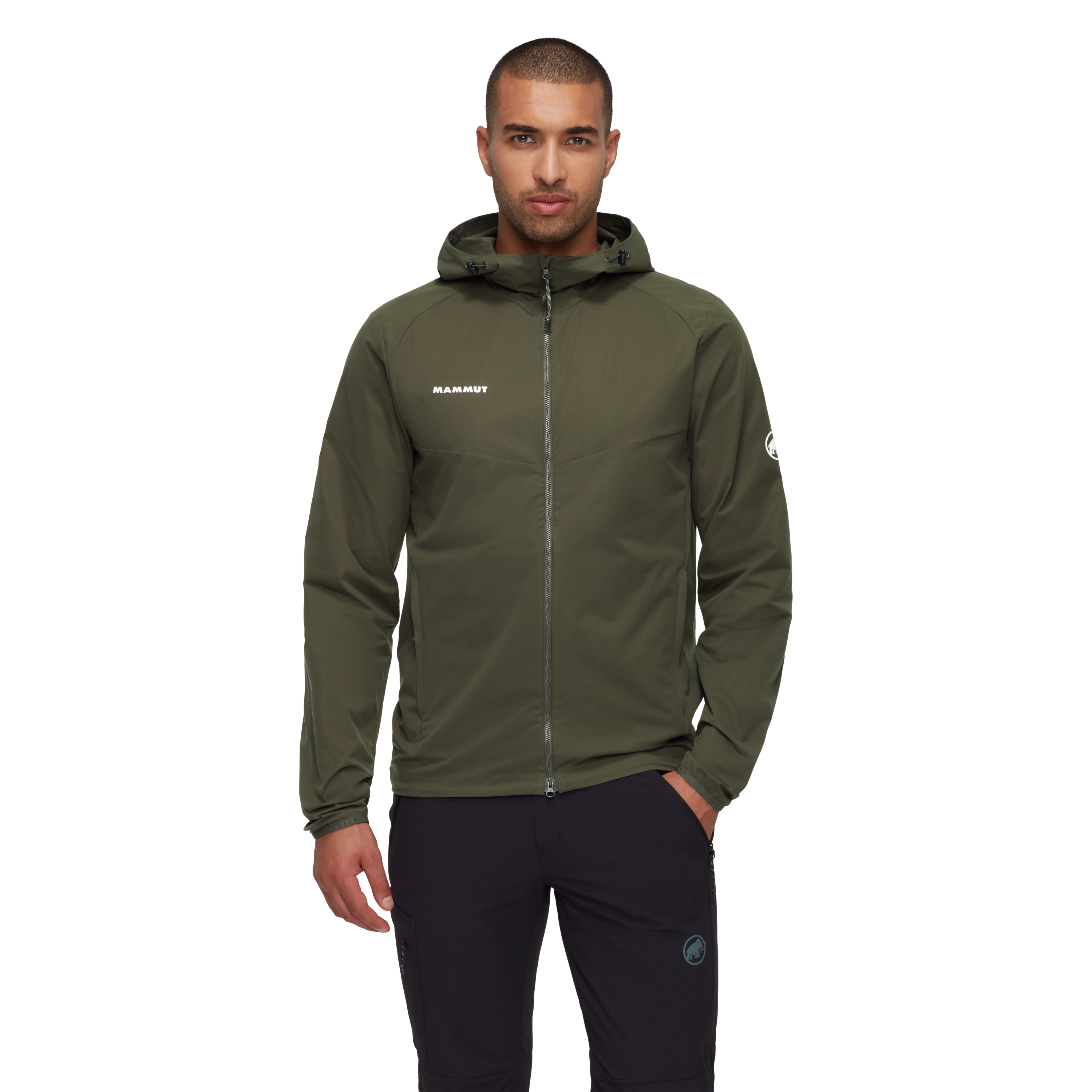 Mammut Men's Granite SO Hooded Jacket-Dark Marsh-Killington Sports