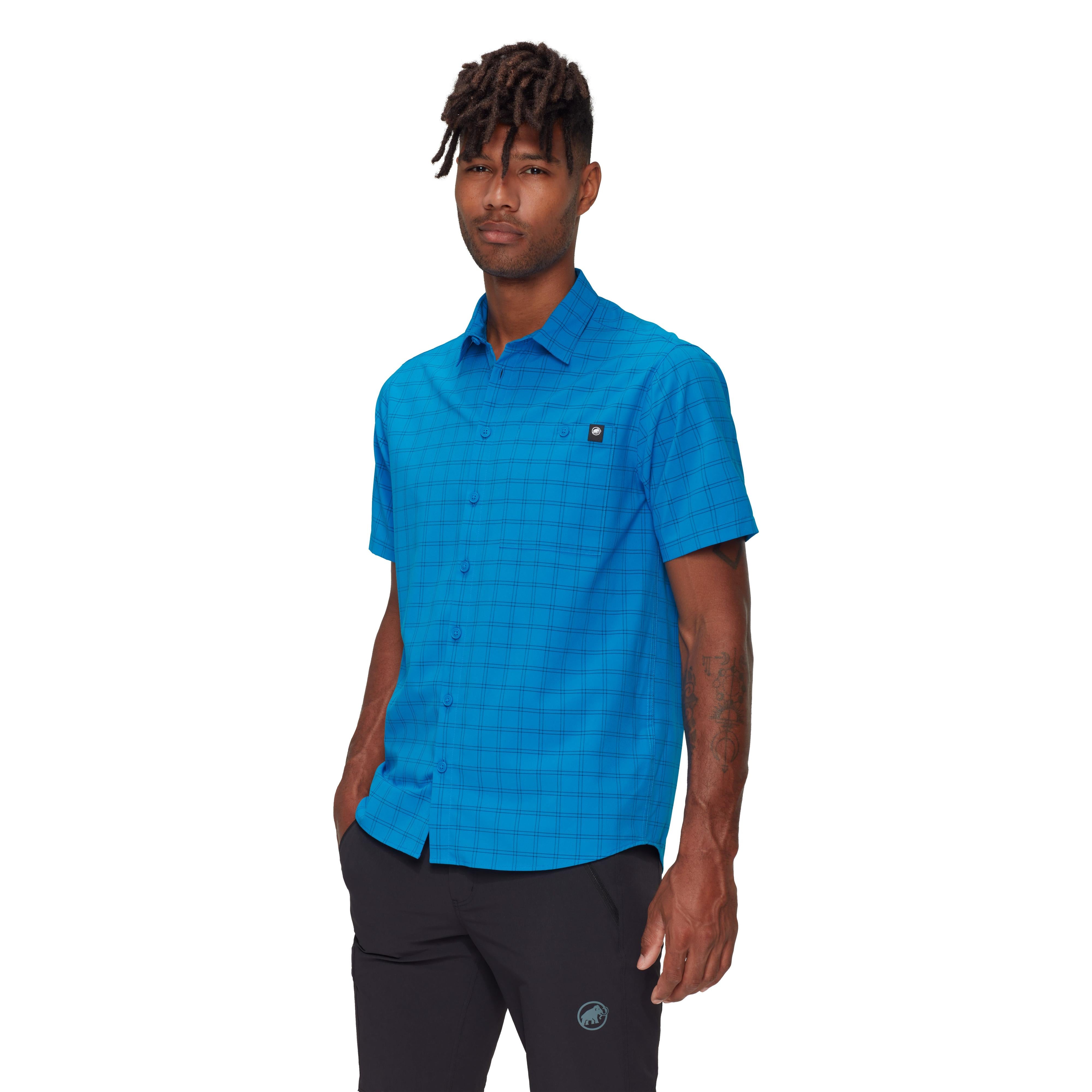 Mammut Men's Lenni Shirt-Glacier Blue/Marine-Killington Sports