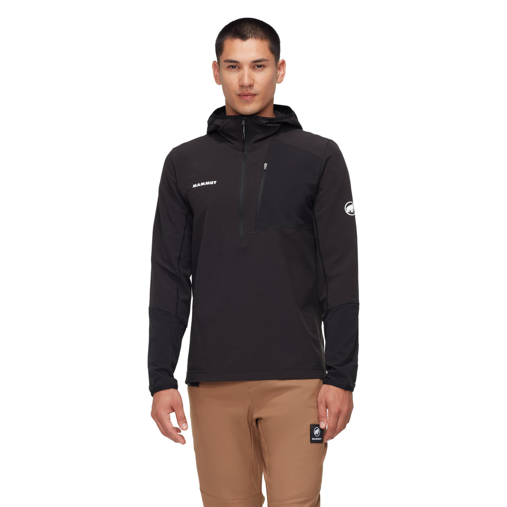 Mammut Men's Madris Light ML Half Zip Hoody-Black-Killington Sports