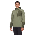 Mammut Men's Madris Light ML Half Zip Hoody-Marsh/Dark Marsh-Killington Sports