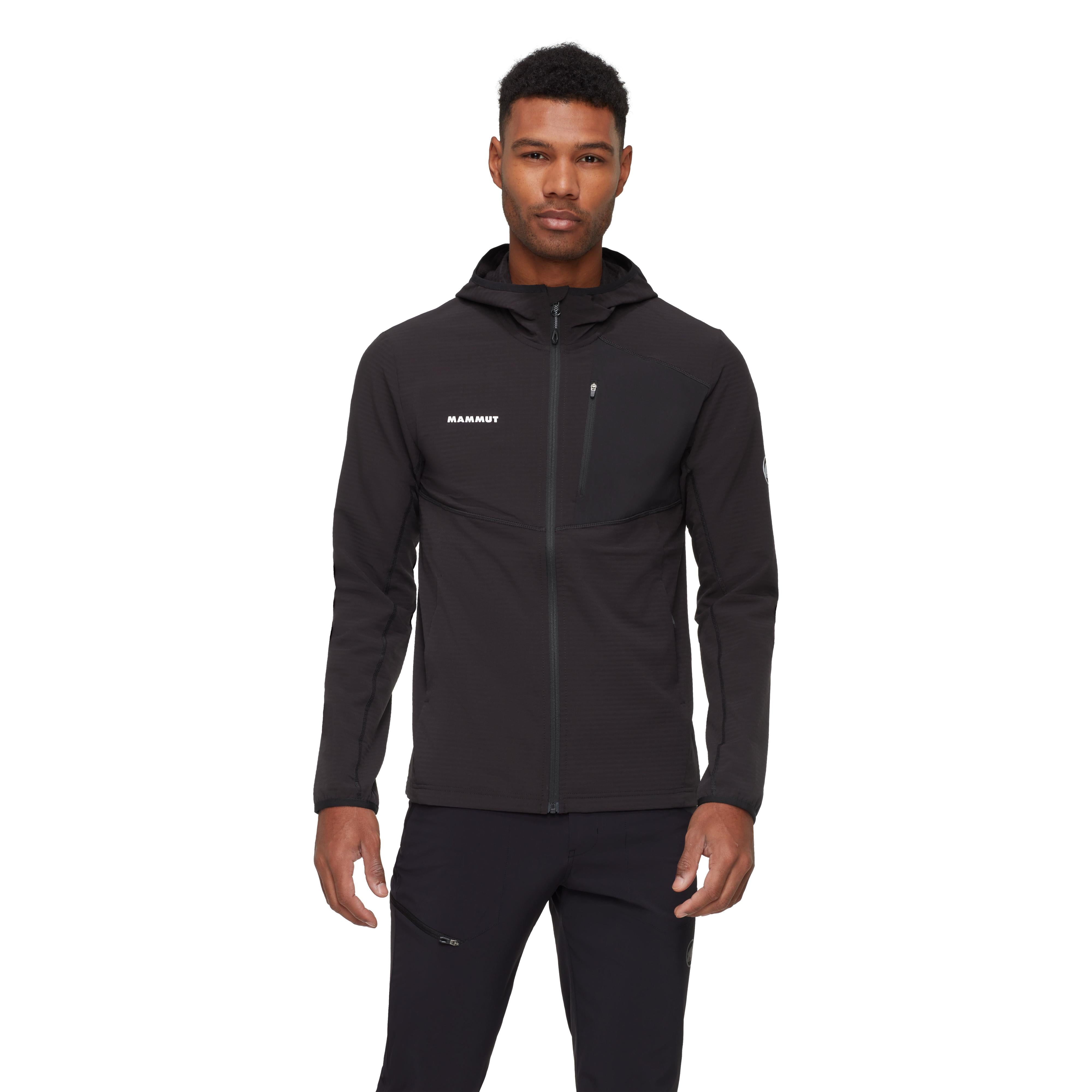 Mammut Men's Madris Light ML Hooded Jacket-Black-Killington Sports