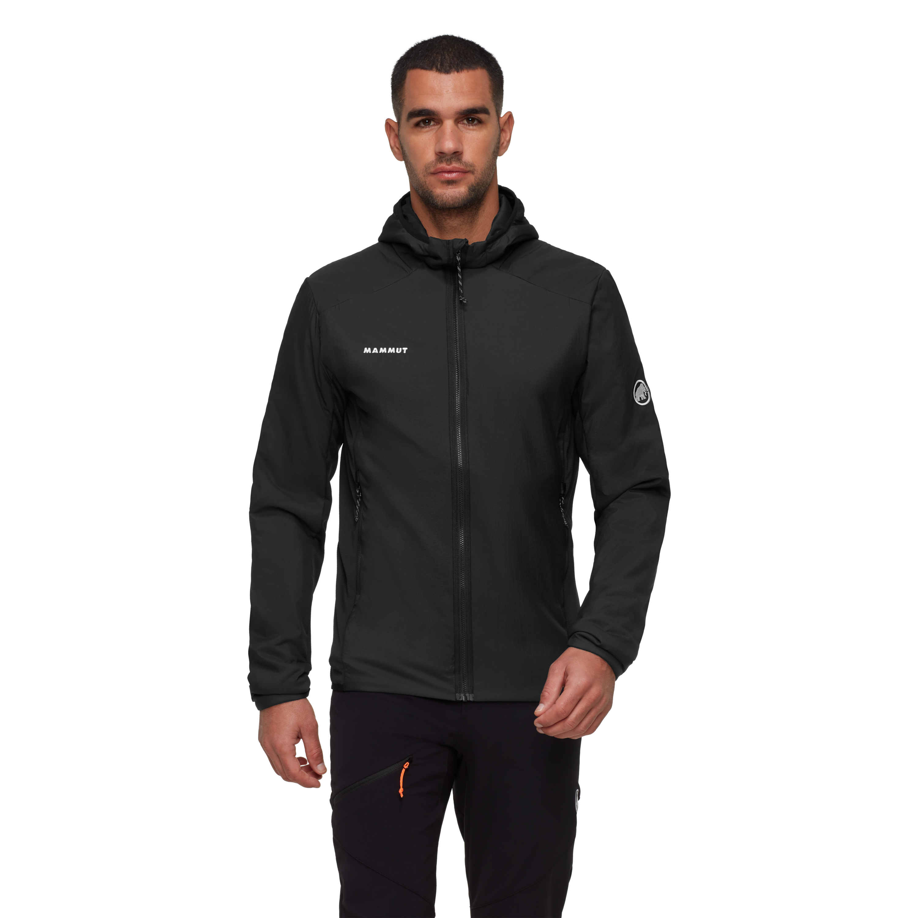 Mammut Men's Rime Light IN Hybrid Hooded Jacket-Black-Killington Sports
